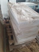 *pallet of approx 200+ satin spar 600w x 600d celling tiles