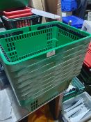*9 x new light green baskets