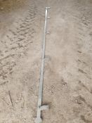 *S/S butchers cold room hanging rail 4m