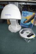 Foot Spa, and a Babyliss Hairdryer etc.