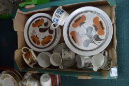 Retro 1970's Pottery by Denby etc.