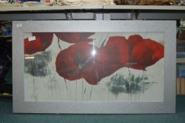 Two Framed Floral Pictures