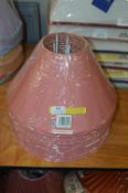 *20+ Pink Circular Lampshades