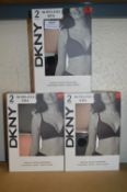 *Three 2pks of DKNY Wireless Bras Size: M