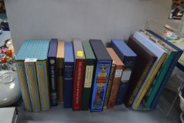 Sixteen Cased Folio Society Book