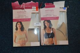 *Three Midnight Smooth Comfort Bras Sizes: M and L
