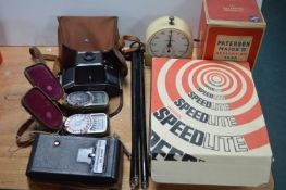 Vintage Photography Items, Cameras, etc. Including