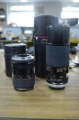 Two Tamron Lenses: CF Tele Macro, and CF Macro