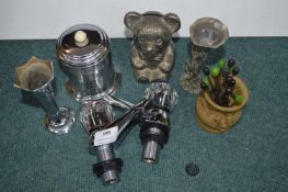 New Bath Taps, Bear Moneybox, Ornaments, etc.