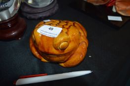 Pottery Toad Doorstop