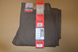 *Weatherproof Vintage Fleece Lined Stretch Canvas Jeans Size: 34x32