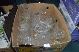 Glassware Including Vases, Bowls, etc.