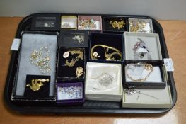 Tray Lot of Costume Jewellery