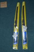 *Two Sets of Michelin Stealth Windscreen Wipers 60