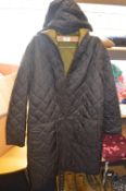 *Quilted Hooded Coat