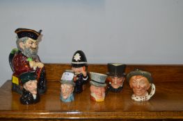 Character Jugs and a Toby Jug