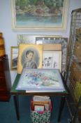 Framed Pictures and Prints, Canvases, etc.