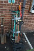 Two Trolleys and Assorted Garden Tools