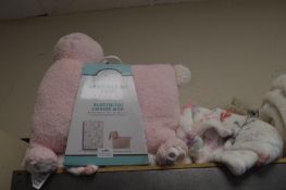 *Snuggle Me Too Plush Rabbit and Two Blankets