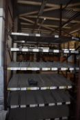 *One Bay of Coffee & Cream Boltless Shelving ~10ft high x 4ft deep x 4'6