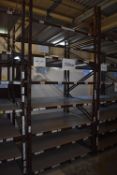 *One Bay of Coffee & Cream Boltless Shelving ~10ft high x 4ft deep x 4'6