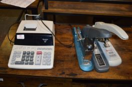 *Sharp EL2607P Calculator Receipt Printer, and Thr