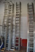 *Three Tier 15 Tread Extending Ladder