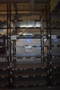 *One Bay of Coffee & Cream Boltless Shelving ~10ft high x 4ft deep x 4'6