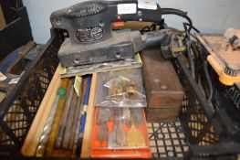 Quantity of Drill Bits and an Orbital Sander