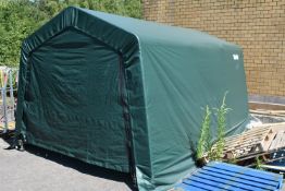 *Clarke Tubular Framed Storage Tent with Tip Openi