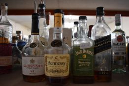 *Thirteen Part Bottles of Assorted Whiskeys and Co