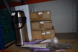 *Three Water Dispensers, Brush Heads, Pie Servers,