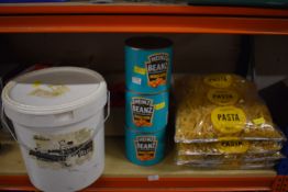 *Mixed Lot of Various Foods Including Pasta, Heinz