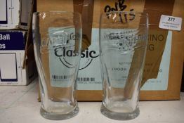 *~30 Carlin Half Pint Glasses