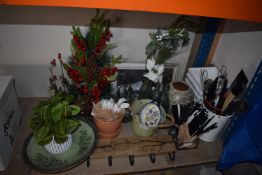 Mixed Lot Including White Bowls, Coat Hangers, Str