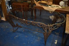 *Wrought Iron Table Base 102x186cm