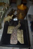 *Bronze Dolphine Figure, Candle, etc.