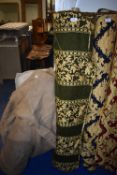 *Roll of Green & Gold Upholstery Cloth