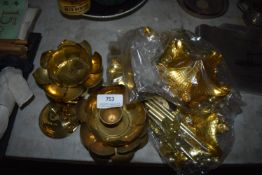 *Wind Chimes and Brass Candle Holders