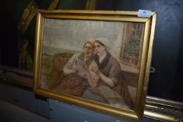 *Gilt Framed Oil on Canvas