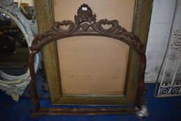 *Carved Wood Overmantel Frame