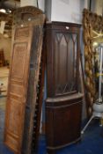 *Mahogany Reproduction Corner Cabinet