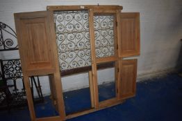 *Moroccan Window Grill with Shutters 80x122cm