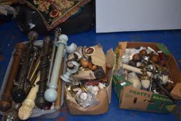 *Three Boxes of Curtain Pole Sample Components