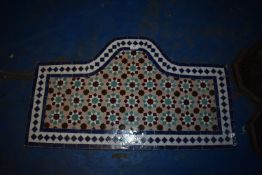 *Traditionally Tiled Moroccan Hearth