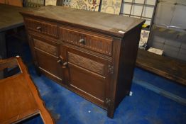 *Priory Style Dresser Base in Dark Oak
