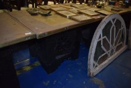 *Hammered Brass Topped Moroccan Occasional Table