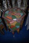 *Octagonal Moroccan Occasional Table