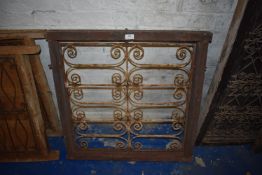 *Moroccan Wrought Iron Window Grill with Surround 72x74cm