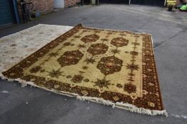 *Middle Eastern Kandahar Traditional Pattern Carpet 360cm x 270cm